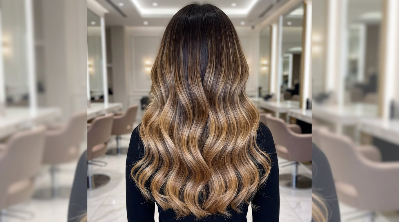 Modern hair color techniques including balayage and seamless highlights by Kitchener-Waterloo colorist