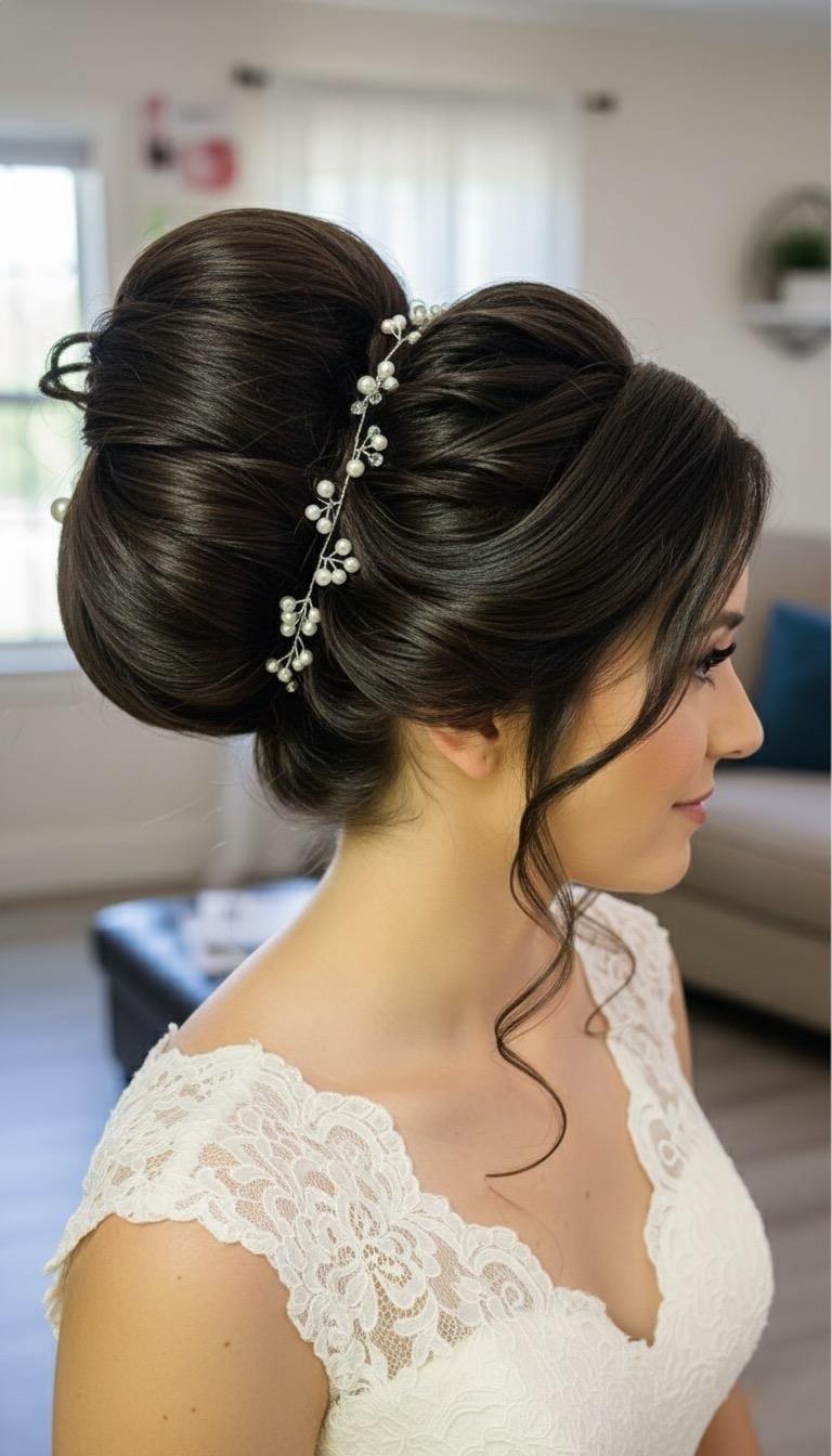 Classic Bridal Updo by HB Beauty in Kitchener